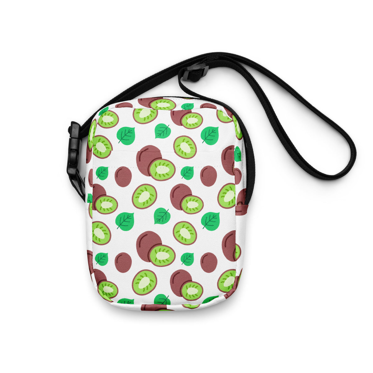 Kiwi Fruit Crossbody Bag – Water Resistant Mini Purse With Adjustable Strap & Pockets