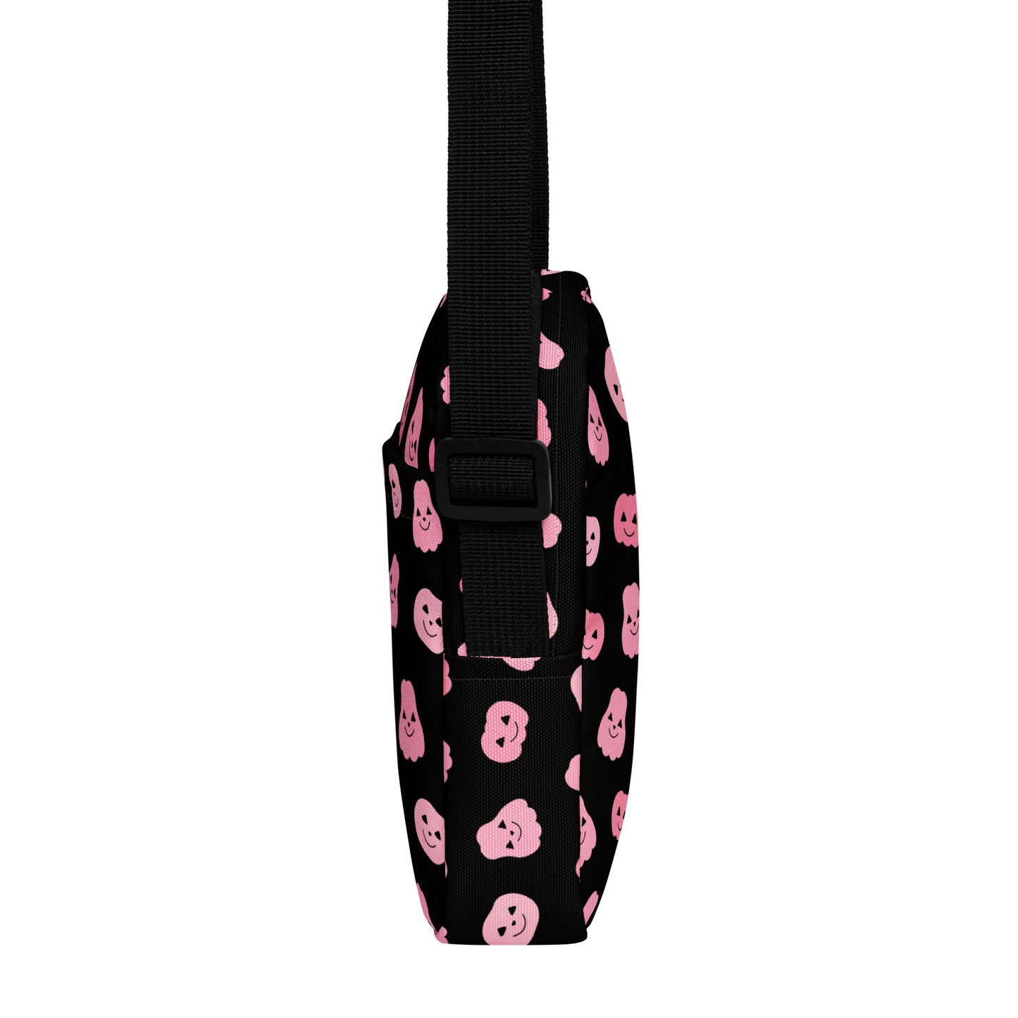 Girls Pink Pumpkins Halloween Crossbody Purse