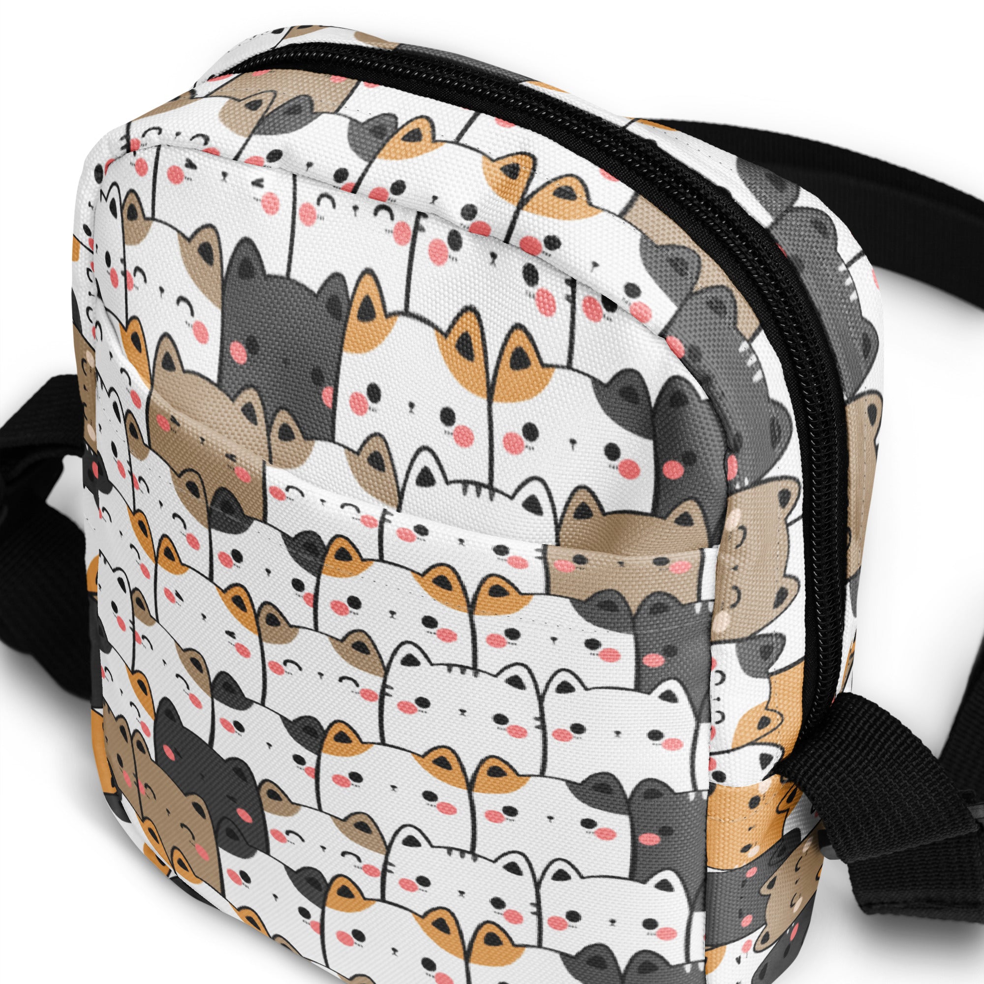 Girls Kawaii Cats Crossbody Purse
