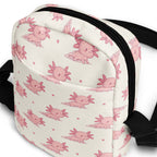 Girls Pink Axolotl Crossbody Purse