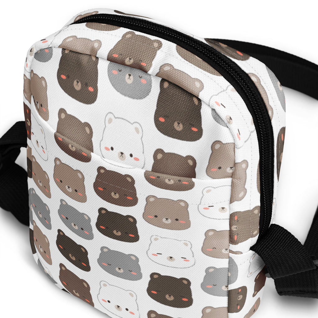 Girls Cute Bear Crossbody Bag – Water Resistant Mini Purse With Adjustable Strap & Pockets