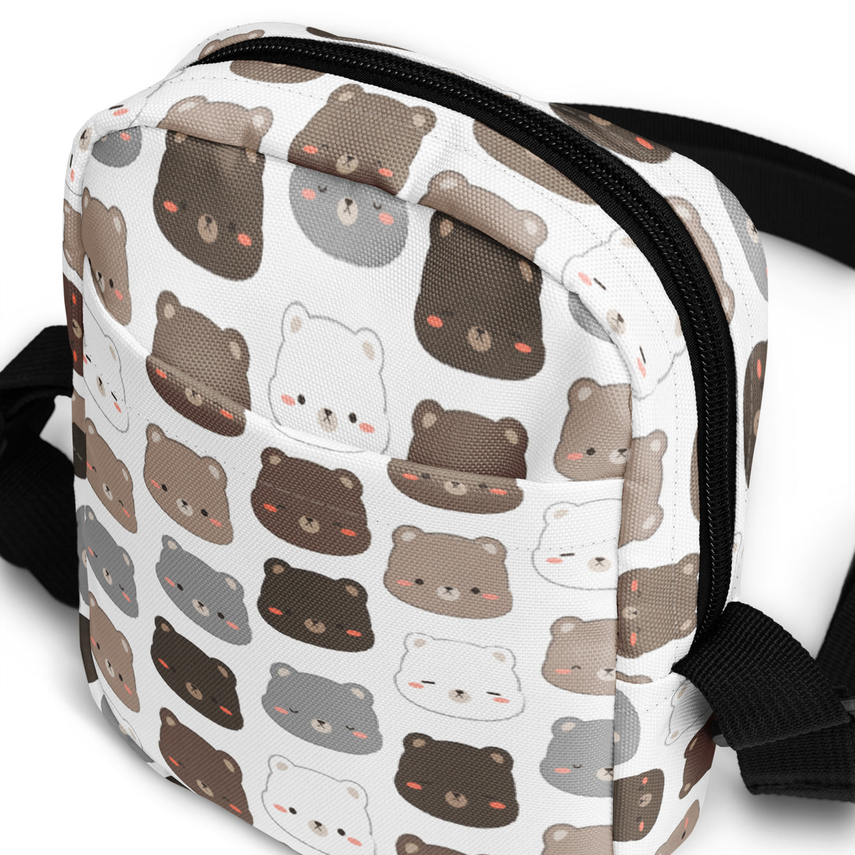 Girls Cute Bear Crossbody Bag – Water Resistant Mini Purse With Adjustable Strap & Pockets