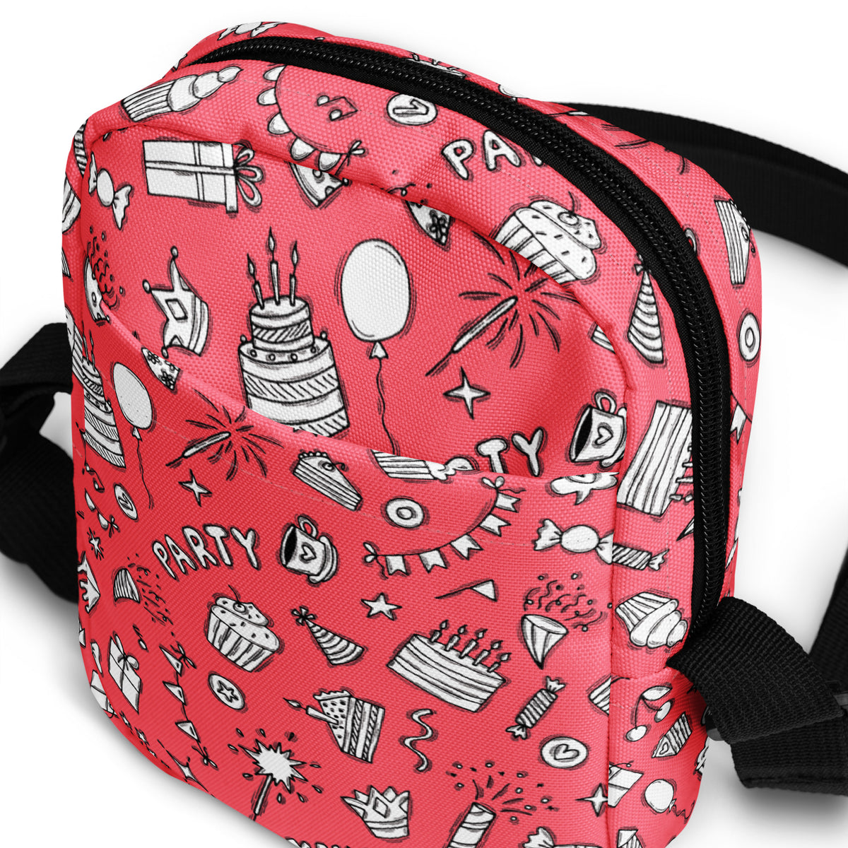 Girls Birthday Crossbody Bag – Water Resistant Mini Purse With Adjustable Strap & Pockets