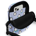 Girls Winter Penguins Snow Day Crossbody Purse
