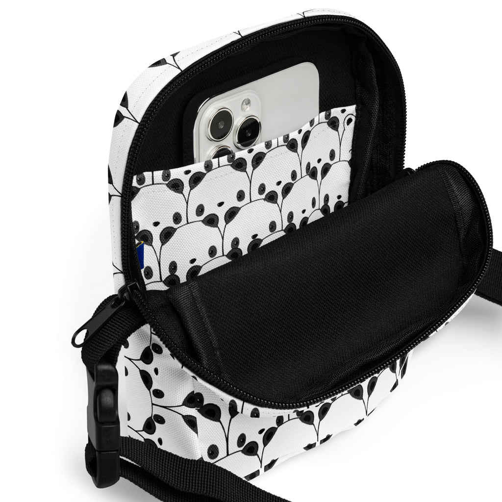 Panda Crossbody Bag – Water Resistant Mini Purse With Adjustable Strap & Pockets