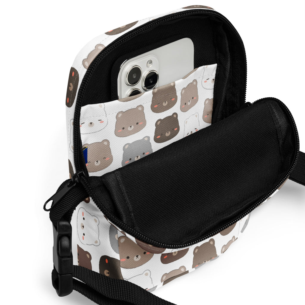 Girls Cute Bear Crossbody Bag – Water Resistant Mini Purse With Adjustable Strap & Pockets
