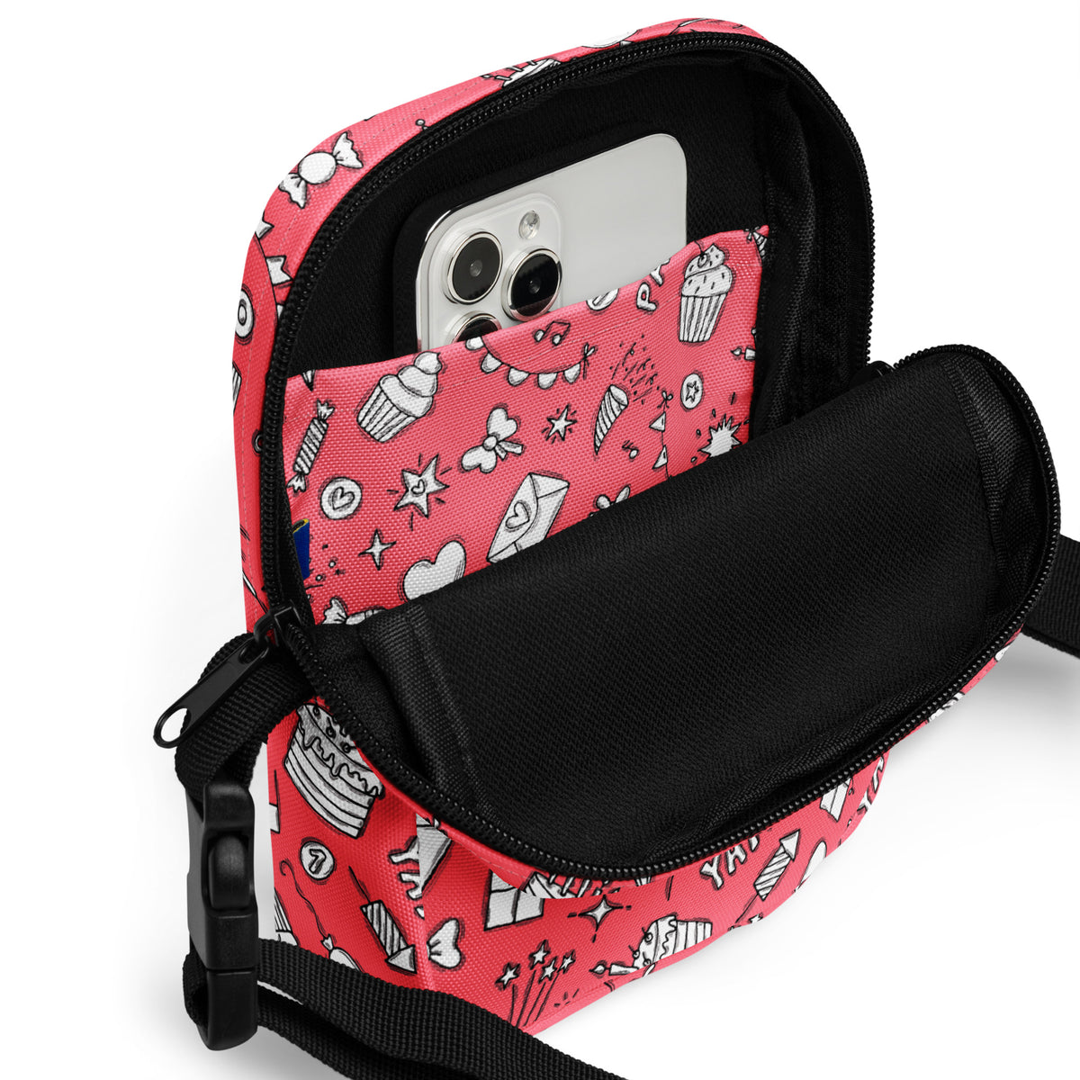 Girls Birthday Crossbody Bag – Water Resistant Mini Purse With Adjustable Strap & Pockets