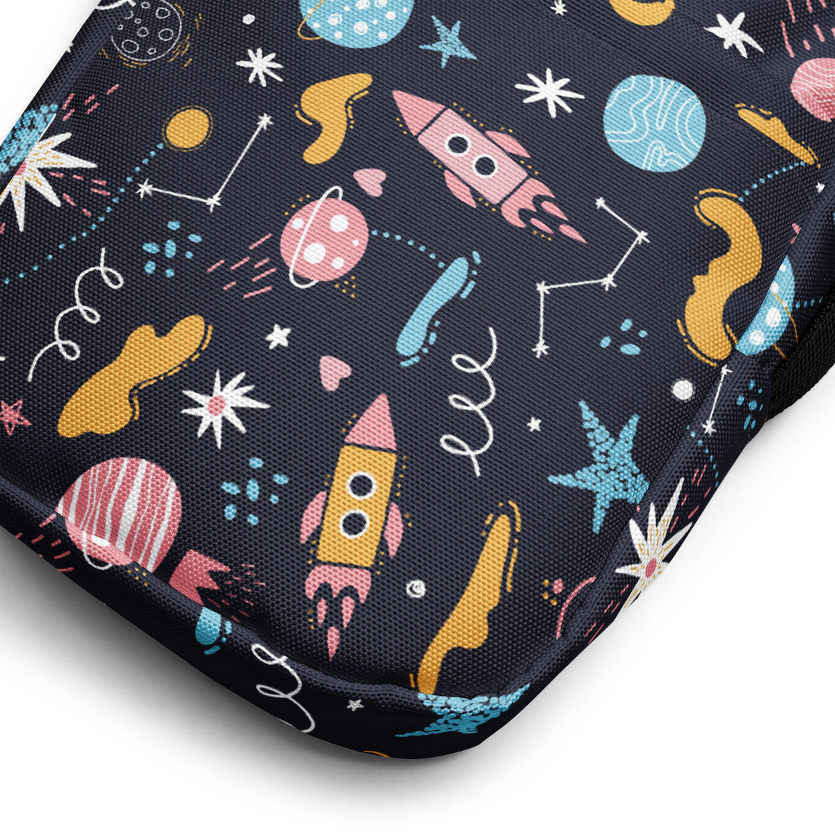 Girls Outer Space Crossbody Bag – Water Resistant Mini Purse With Adjustable Strap & Pockets