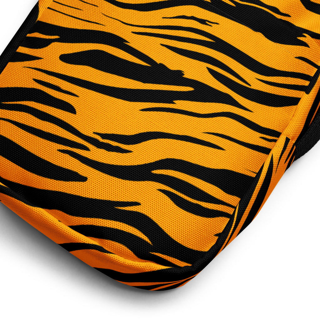 Tiger Print Crossbody Bag – Water Resistant Mini Purse With Adjustable Strap & Pockets