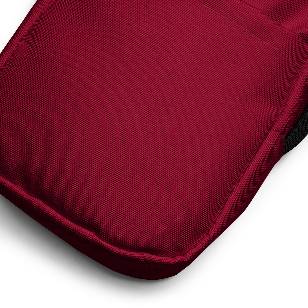 Dark Red Crossbody Bag – Water Resistant Mini Purse With Adjustable Strap & Pockets