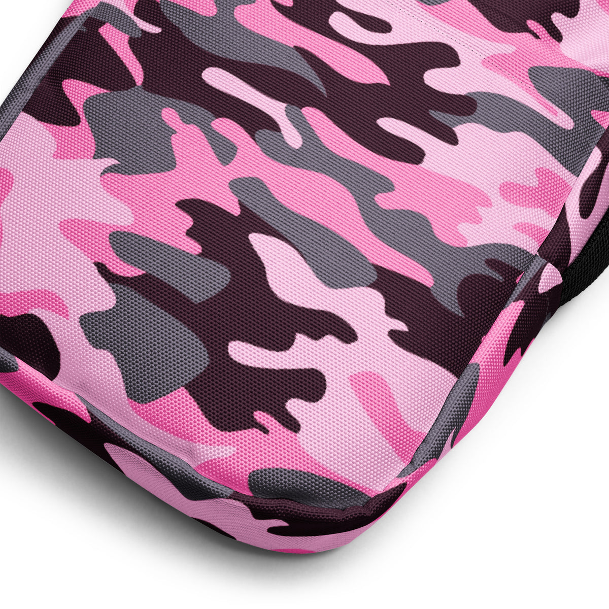 Pink Camouflage Crossbody Bag – Water Resistant Mini Purse With Adjustable Strap & Pockets