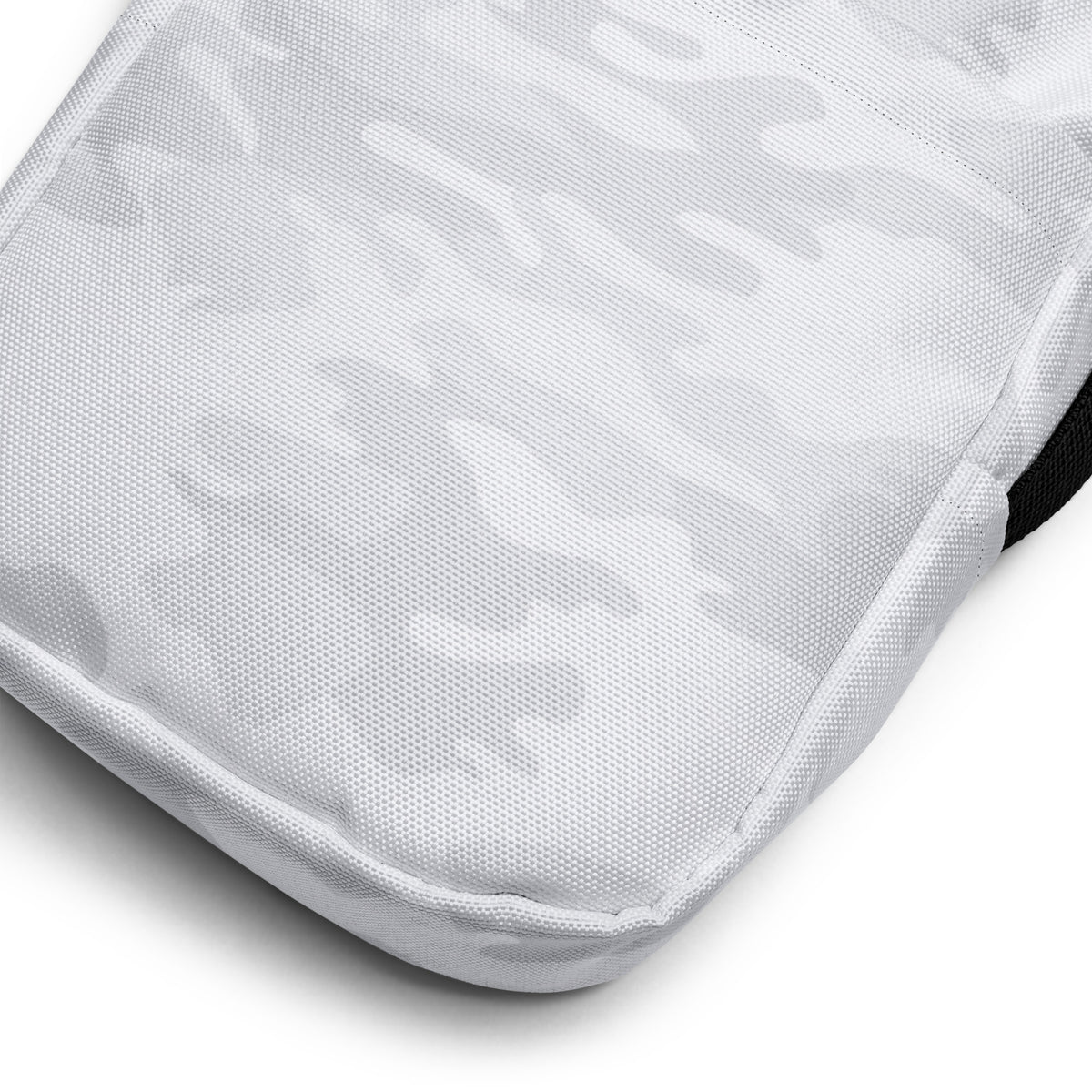 White Camouflage Crossbody Bag – Water Resistant Mini Purse With Adjustable Strap & Pockets