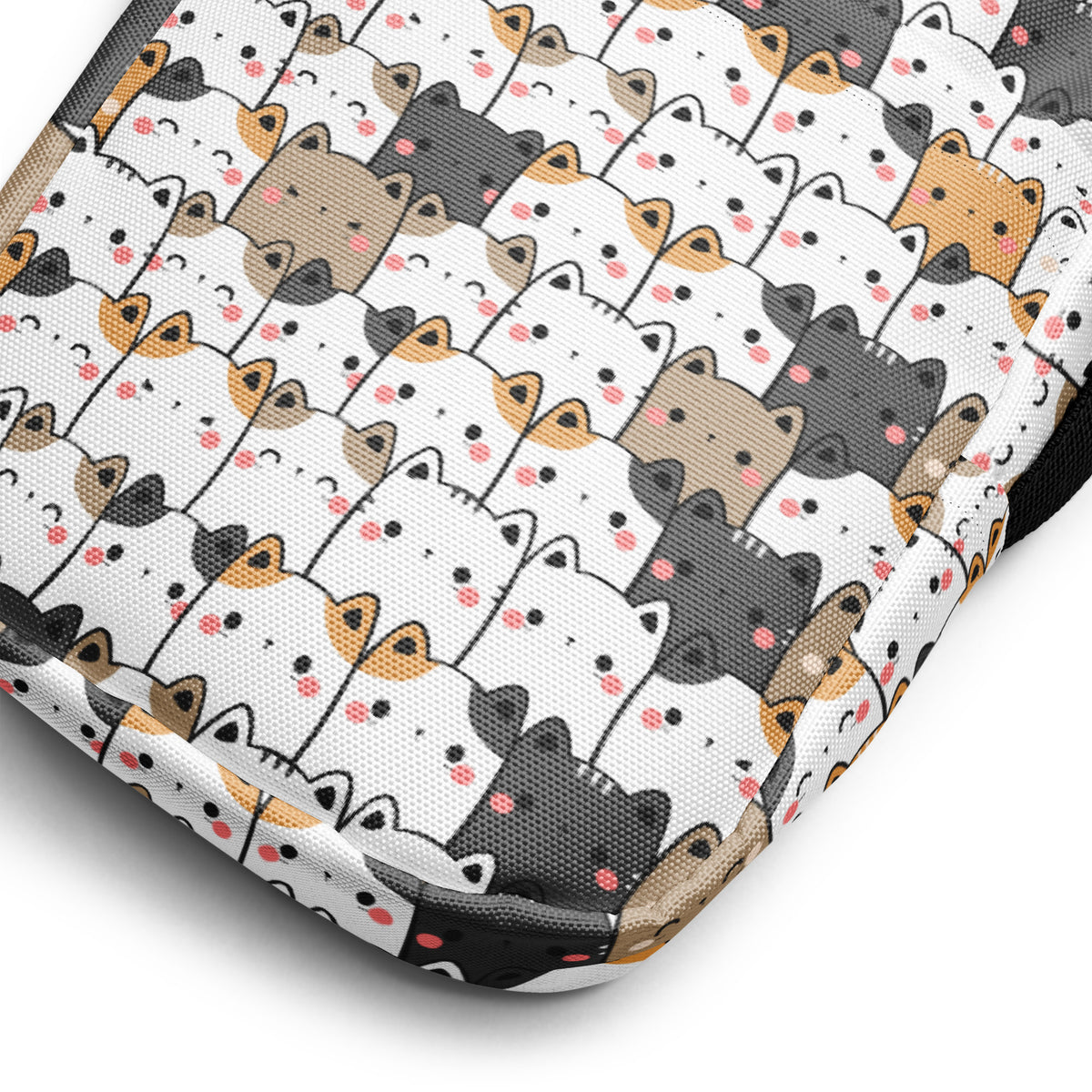 Kawaii Cat Crossbody Bag – Water Resistant Mini Purse With Adjustable Strap & Pockets