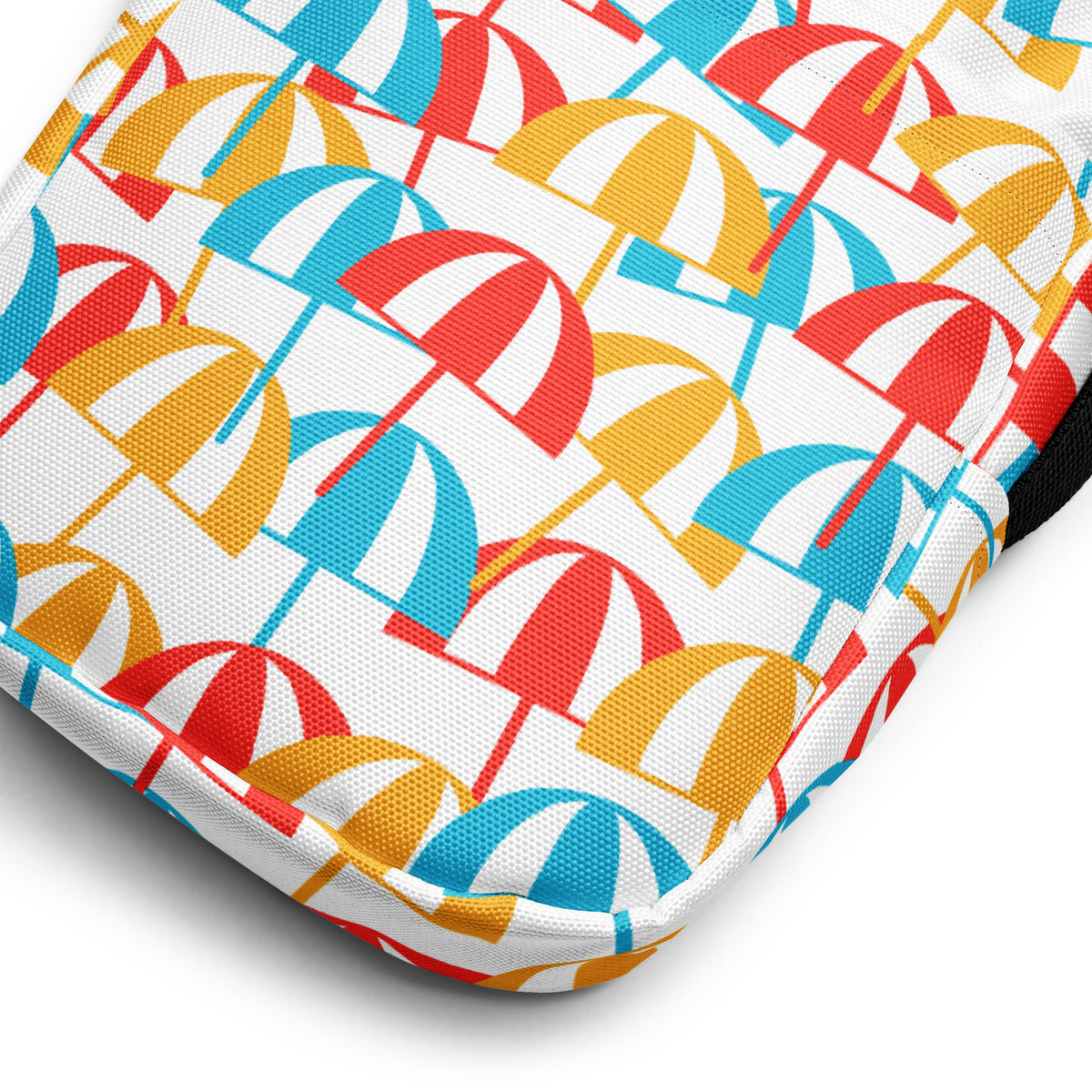 Colorful Beach Umbrella Crossbody Bag – Water Resistant Mini Purse With Adjustable Strap & Pockets