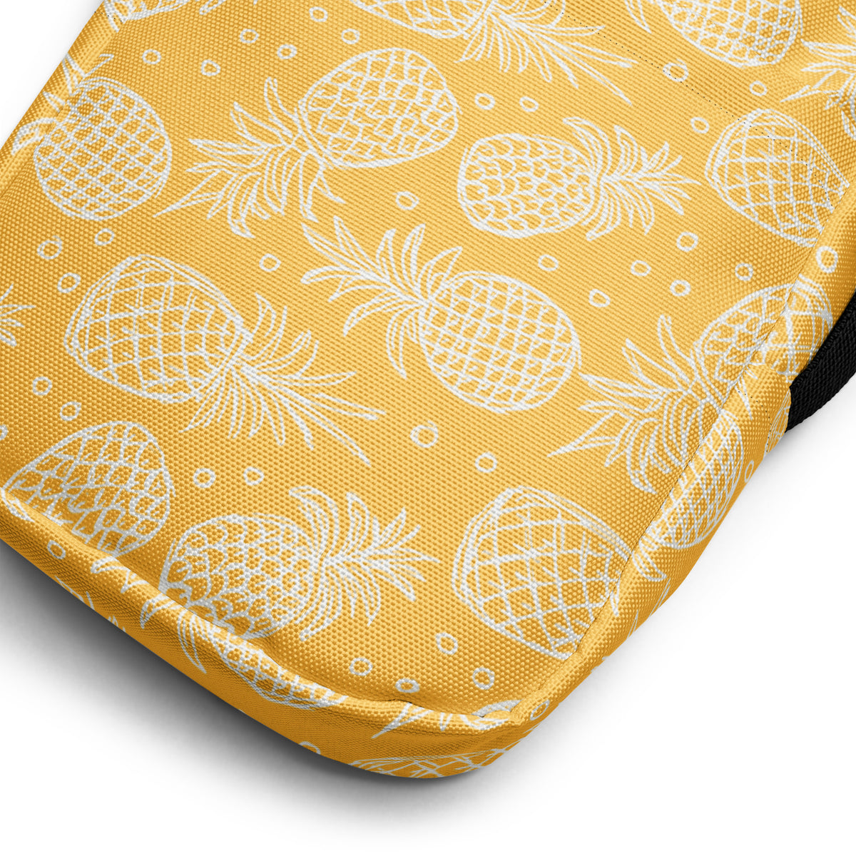 Pineapple Crossbody Bag – Water Resistant Mini Purse With Adjustable Strap & Pockets