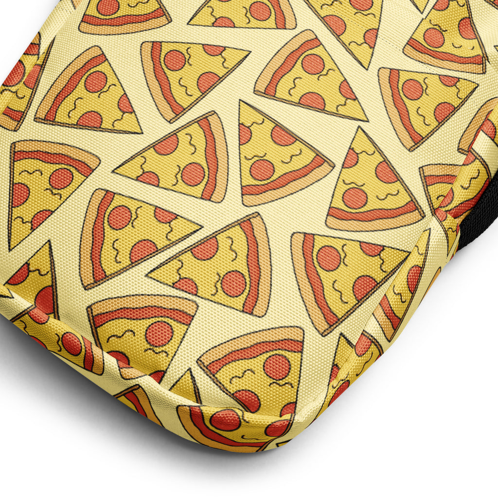 Pizza Slice Crossbody Bag – Water Resistant Mini Purse With Adjustable Strap & Pockets