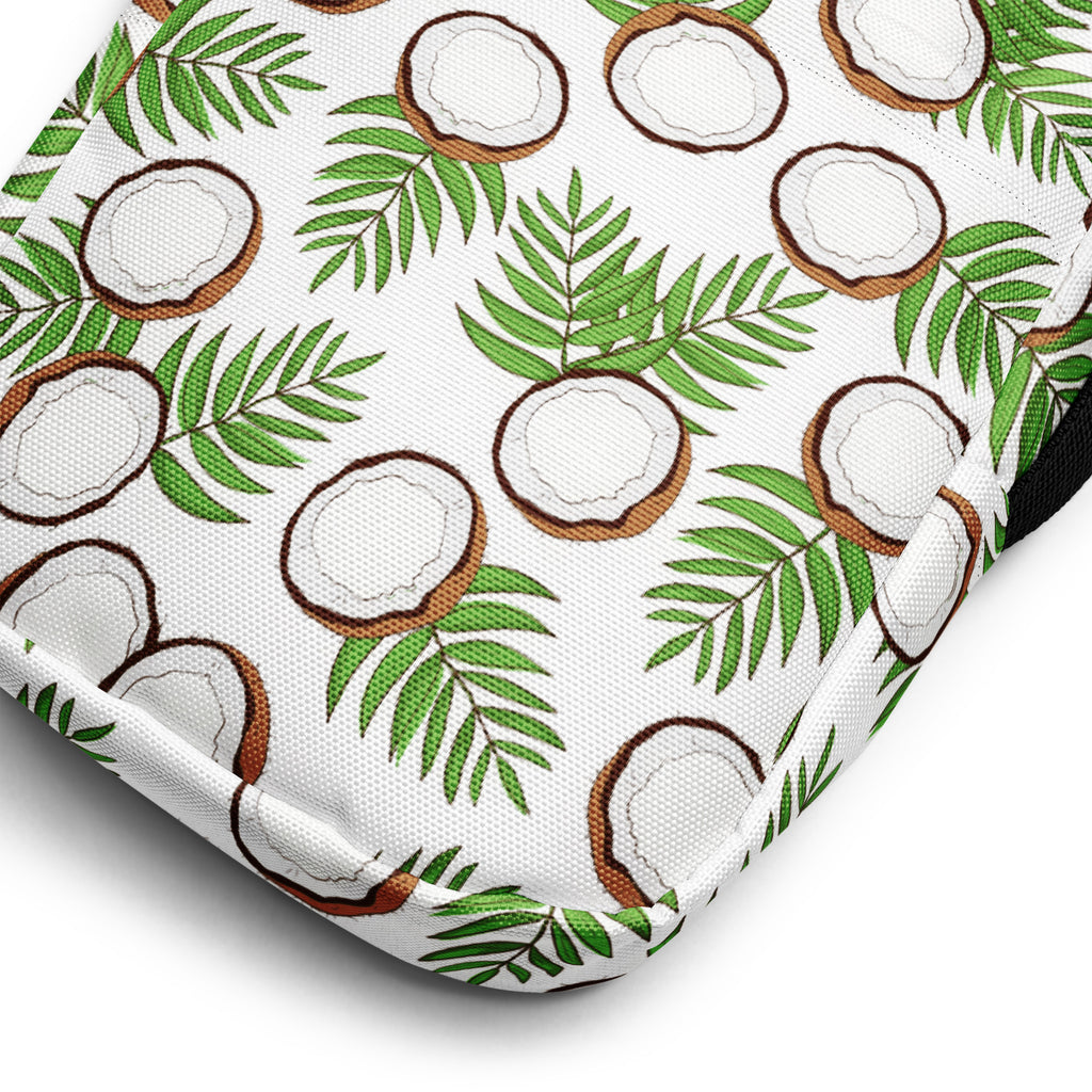 Coconut Crossbody Bag – Water Resistant Mini Purse With Adjustable Strap & Pockets