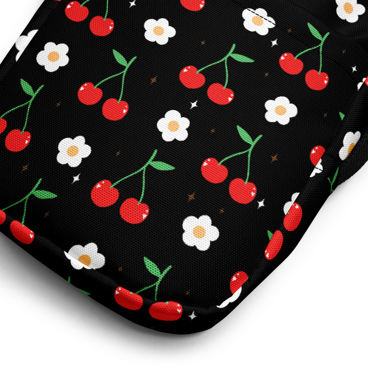 Cherry Crossbody Bag – Water Resistant Mini Purse With Adjustable Strap & Pockets