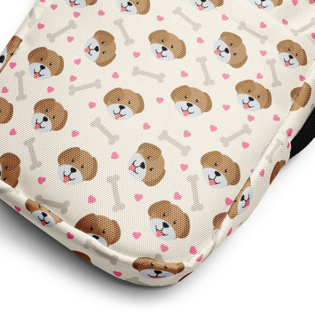 Cute Puppy Crossbody Bag – Water Resistant Mini Purse With Adjustable Strap & Pockets