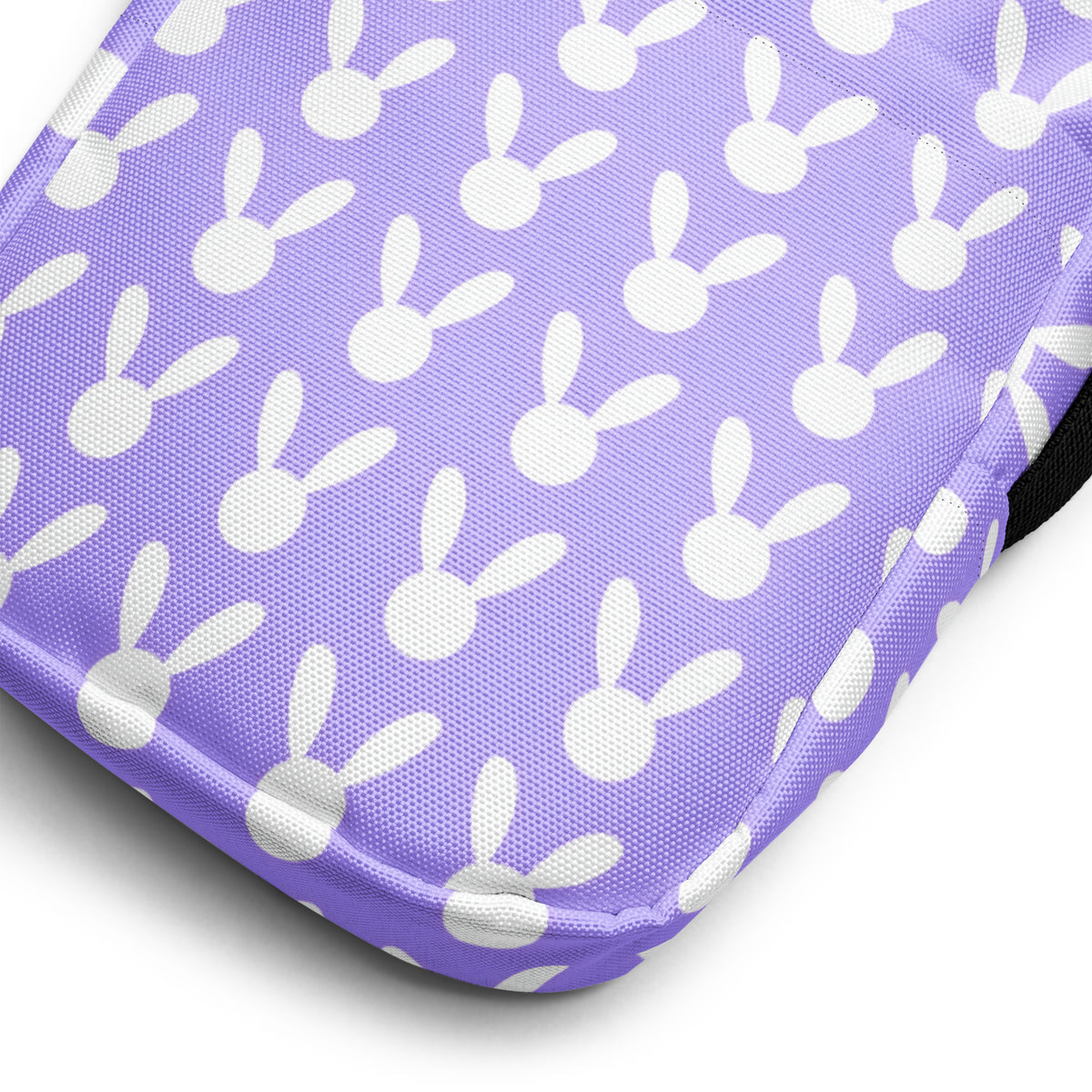 Girls Pink Bunny Crossbody Bag – Water Resistant Mini Purse With Adjustable Strap & Pockets