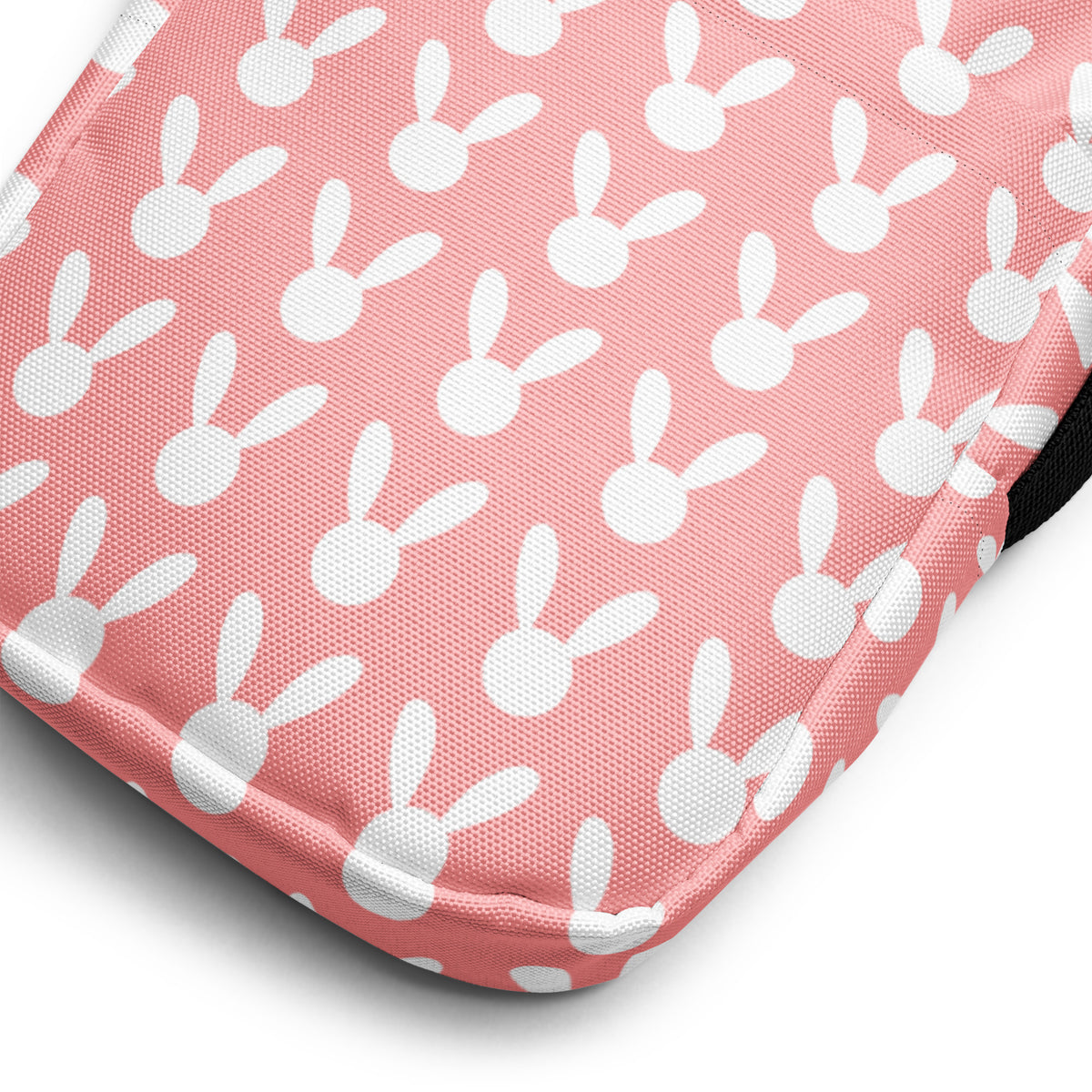 Pink Bunny Crossbody Bag – Water Resistant Mini Purse With Adjustable Strap & Pockets