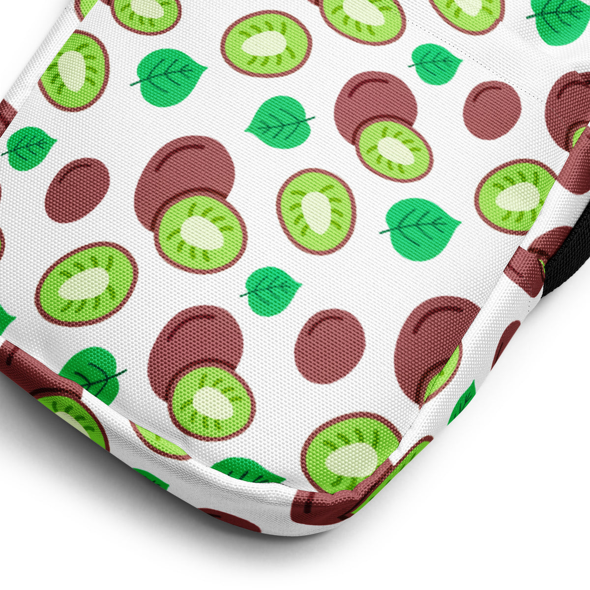 Kiwi Fruit Crossbody Bag – Water Resistant Mini Purse With Adjustable Strap & Pockets