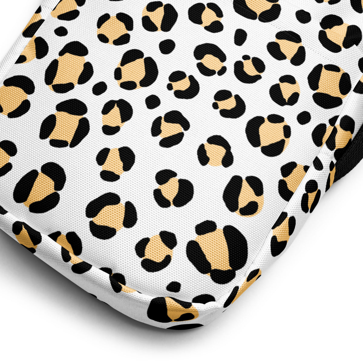Yellow Spotted Leopard Crossbody Bag – Water Resistant Mini Purse With Adjustable Strap & Pockets