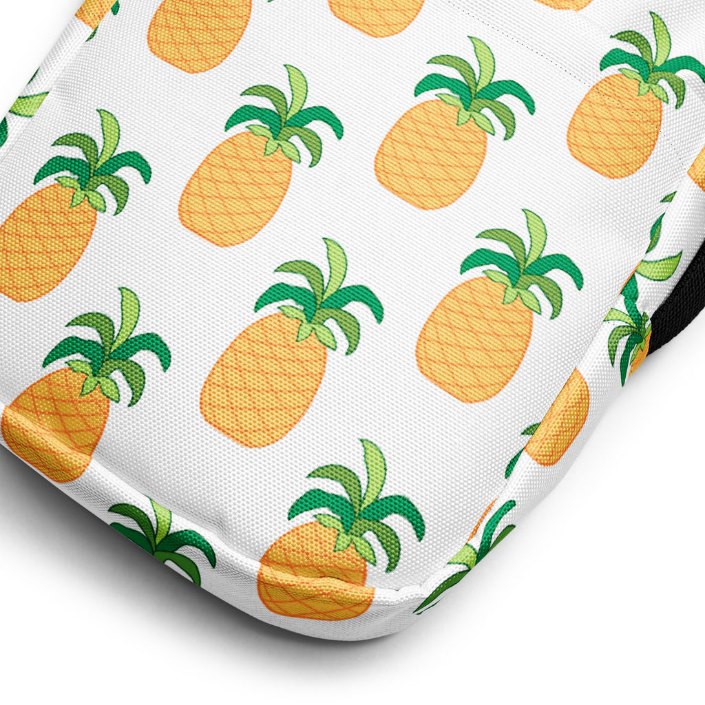 Pineapple Crossbody Bag – Water Resistant Mini Purse With Adjustable Strap & Pockets