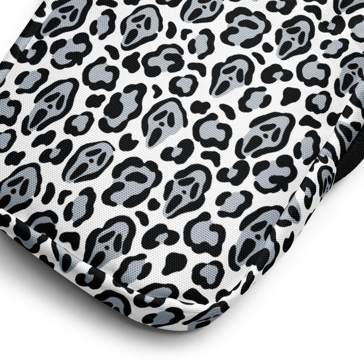 Ghost Face Leopard Halloween Crossbody Bag – Water Resistant Mini Purse With Adjustable Strap & Pockets