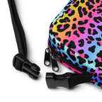 Girls Rainbow Leopard Crossbody Purse