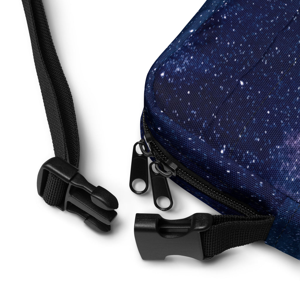 Realistic Galaxy Crossbody Bag – Water Resistant Mini Purse With Adjustable Strap & Pockets
