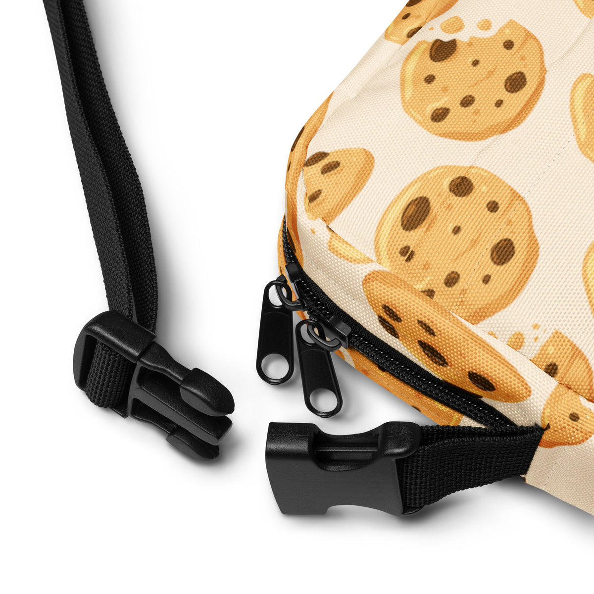 Chocolate Chip Cookies Crossbody Bag – Water Resistant Mini Purse With Adjustable Strap & Pockets (Copy)