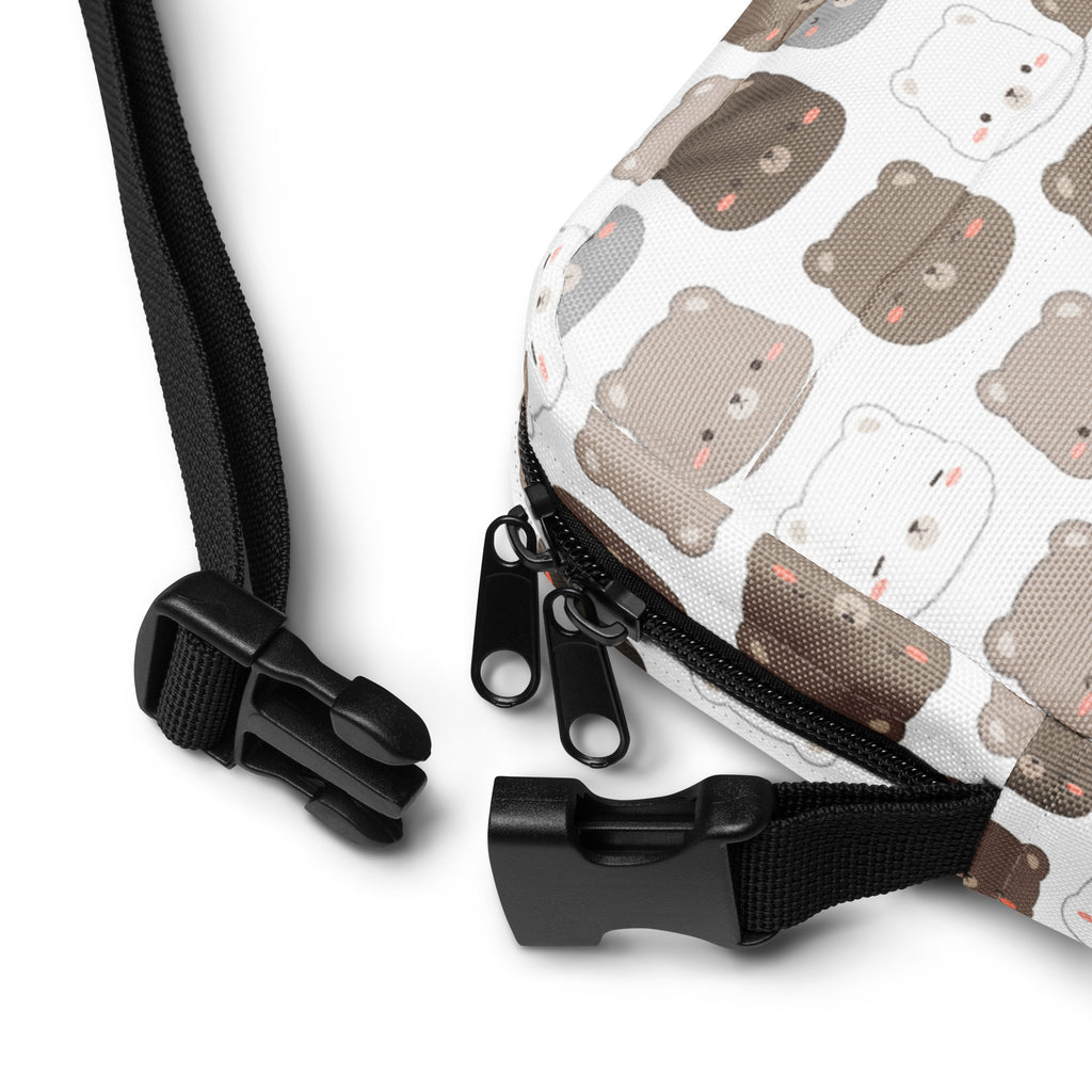 Girls Cute Bear Crossbody Bag – Water Resistant Mini Purse With Adjustable Strap & Pockets
