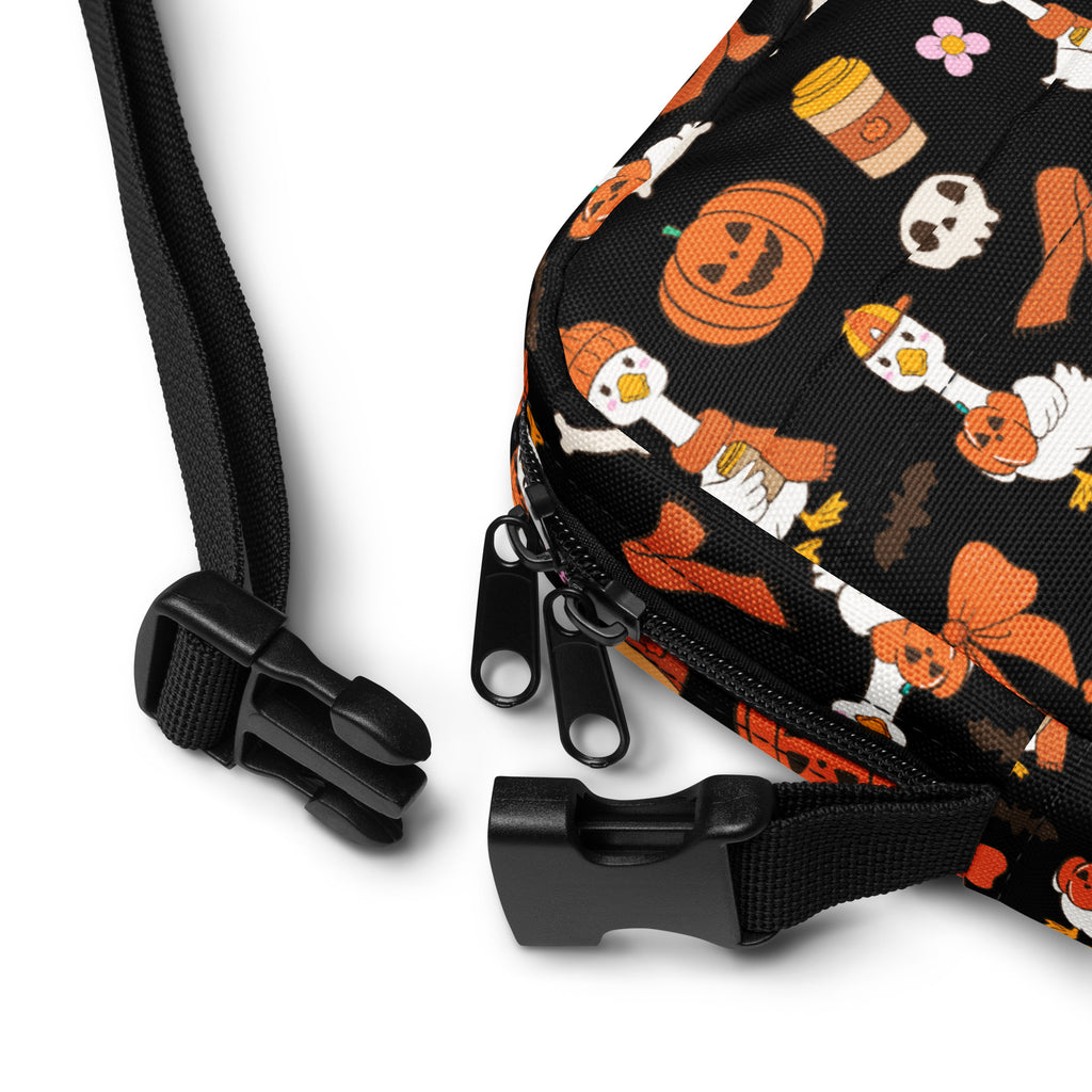 Goose Halloween Crossbody Bag – Water Resistant Mini Purse With Adjustable Strap & Pockets