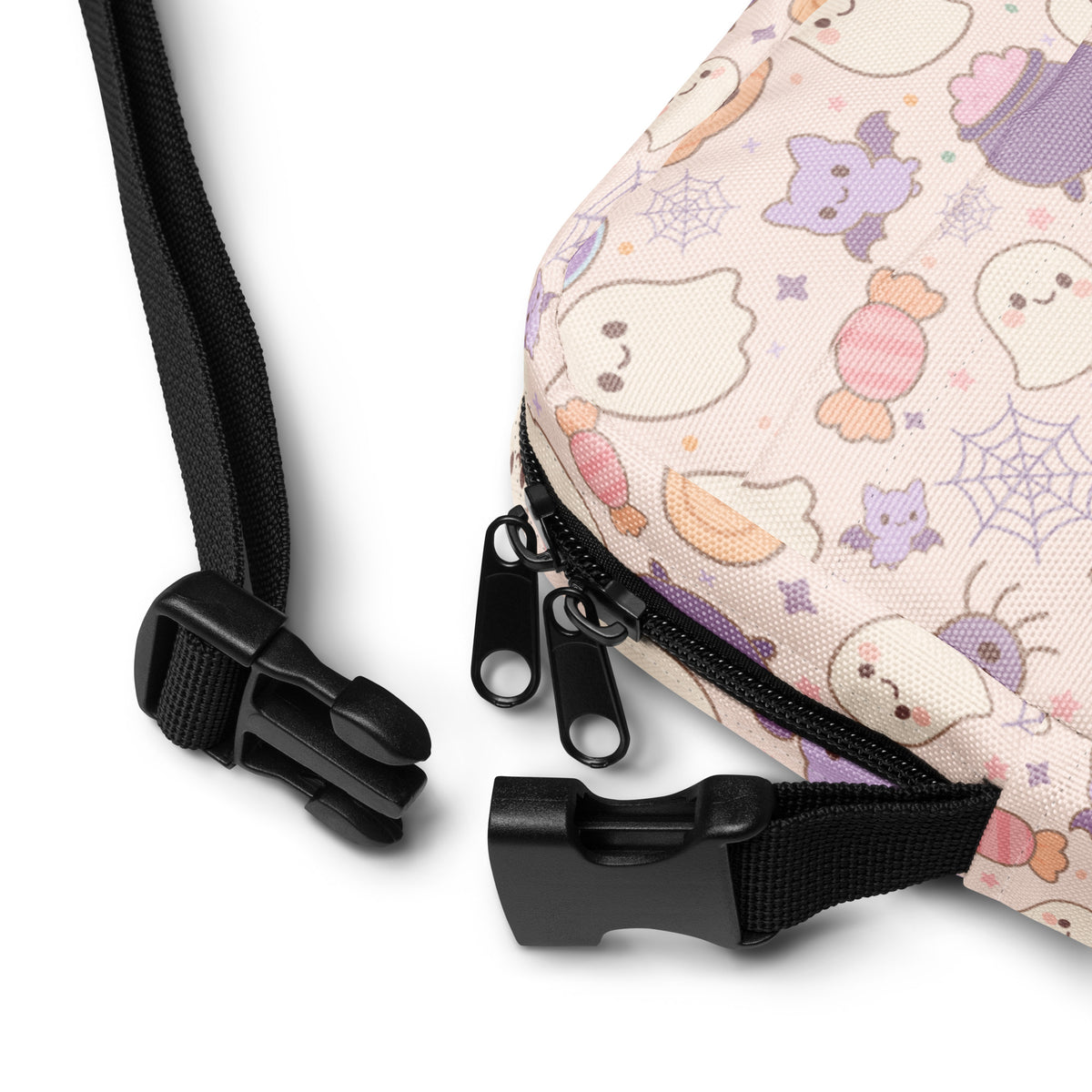 Pastel Halloween Crossbody Bag – Water Resistant Mini Purse With Adjustable Strap & Pockets