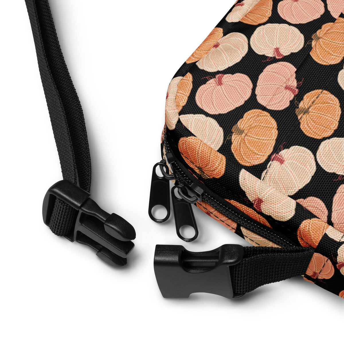 Pumpkin Patch Crossbody Bag – Water Resistant Mini Purse With Adjustable Strap & Pockets