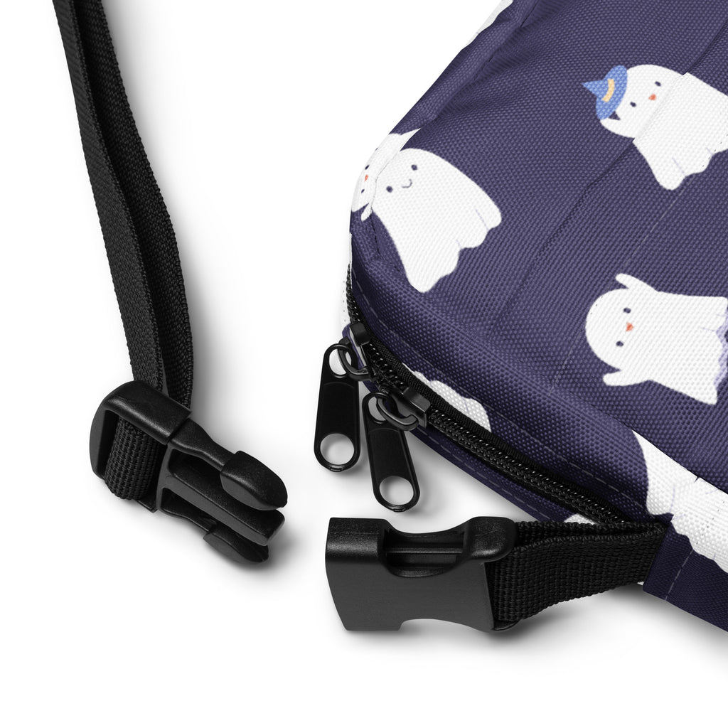 Girls Cute Ghost Crossbody Bag – Water Resistant Mini Purse With Adjustable Strap & Pockets