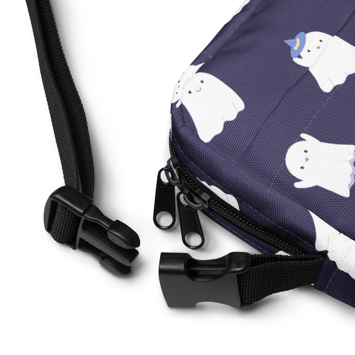 Girls Cute Ghost Crossbody Bag – Water Resistant Mini Purse With Adjustable Strap & Pockets