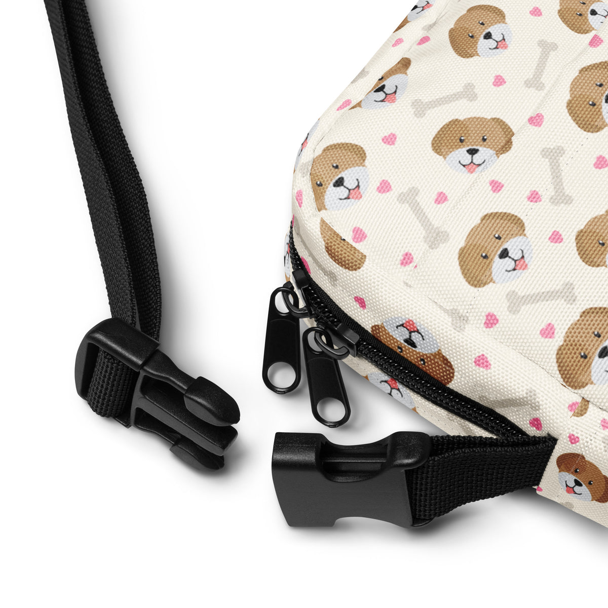 Cute Puppy Crossbody Bag – Water Resistant Mini Purse With Adjustable Strap & Pockets