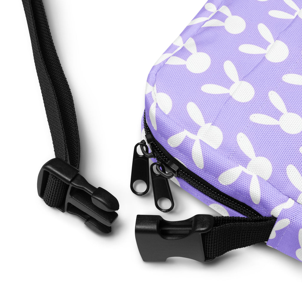 Girls Pink Bunny Crossbody Bag – Water Resistant Mini Purse With Adjustable Strap & Pockets