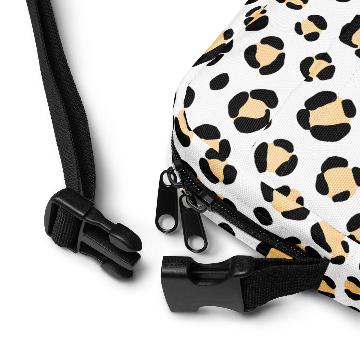 Yellow Spotted Leopard Crossbody Bag – Water Resistant Mini Purse With Adjustable Strap & Pockets