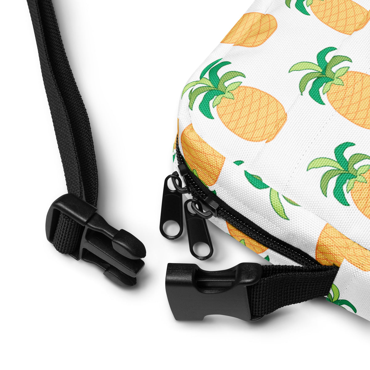 Pineapple Crossbody Bag – Water Resistant Mini Purse With Adjustable Strap & Pockets