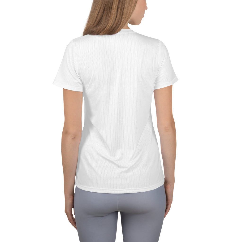 Women’s USA 4th Of July Performance Athletic T-Shirt - Lightweight Moisture Wicking Workout Top with UPF 50+
