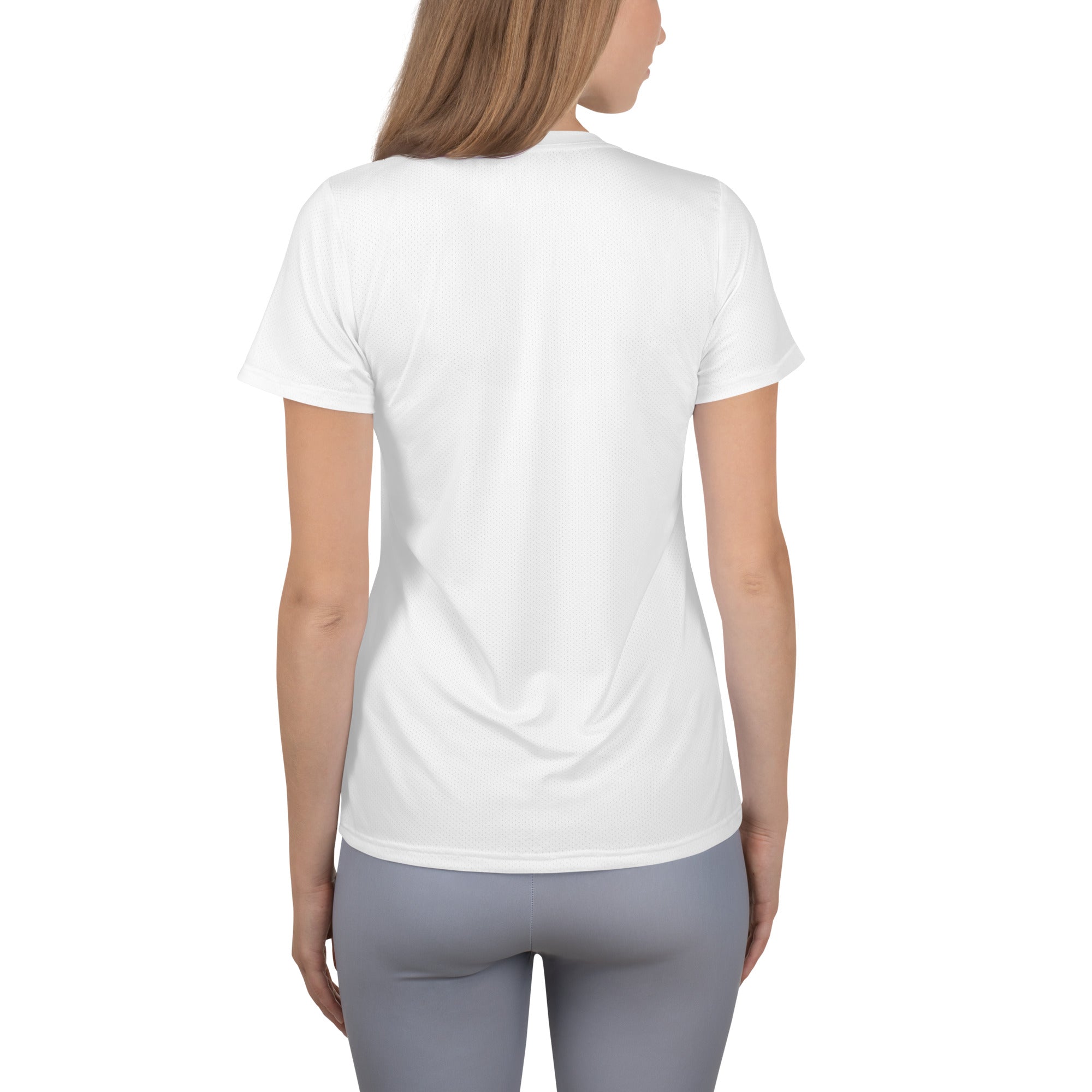 Women’s USA 4th Of July Performance Athletic T-Shirt - Lightweight Moisture Wicking Workout Top with UPF 50+