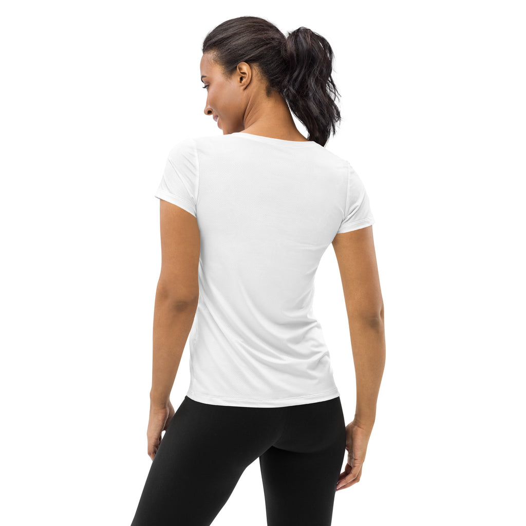 Women’s USA 4th Of July Performance Athletic T-Shirt - Lightweight Moisture Wicking Workout Top with UPF 50+