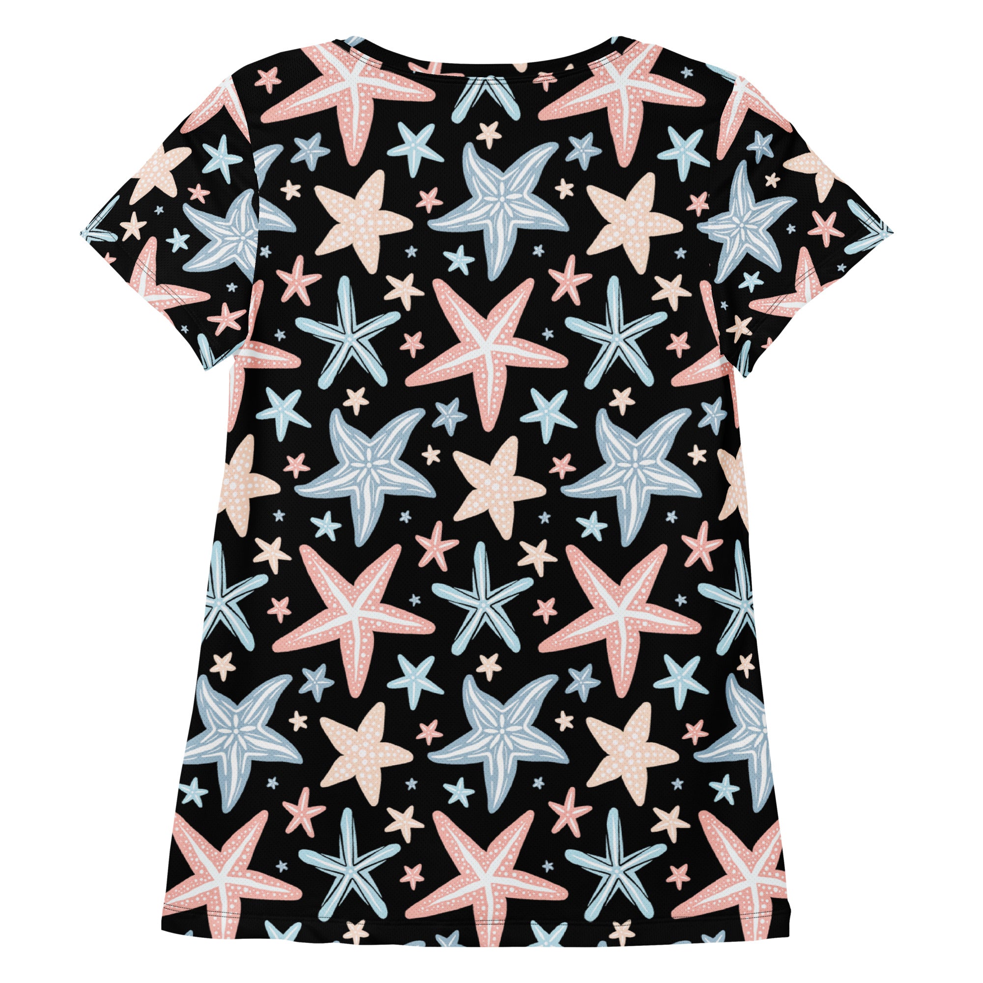 Women’s Starfish Performance Athletic T-Shirt - Lightweight Moisture Wicking Workout Top with UPF 50+