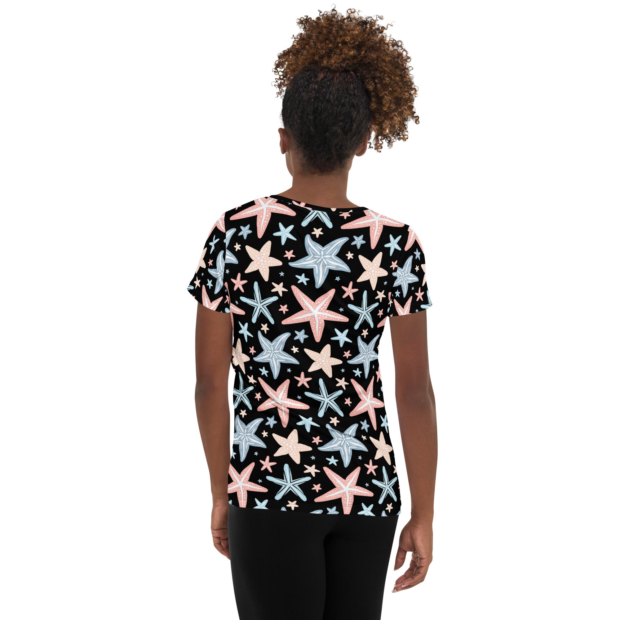 Women’s Starfish Performance Athletic T-Shirt - Lightweight Moisture Wicking Workout Top with UPF 50+