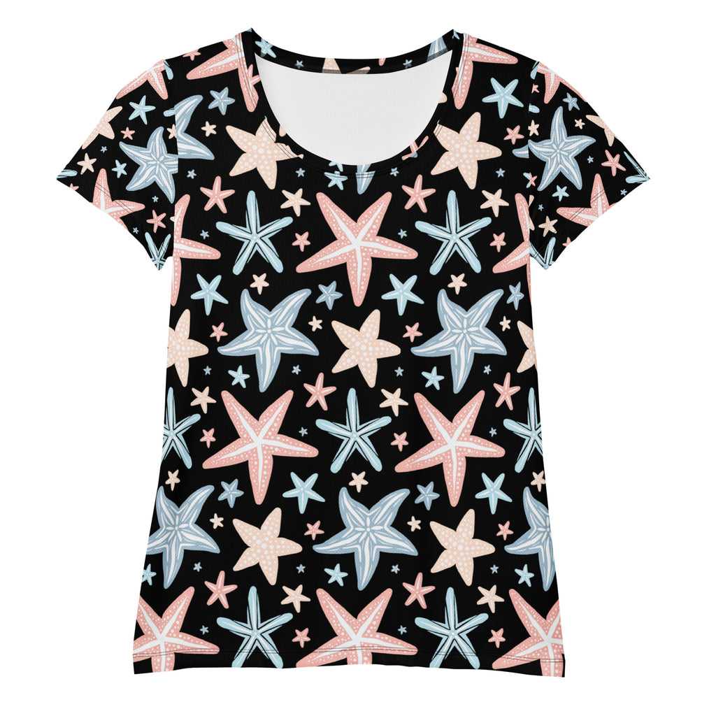 Women’s Starfish Performance Athletic T-Shirt - Lightweight Moisture Wicking Workout Top with UPF 50+