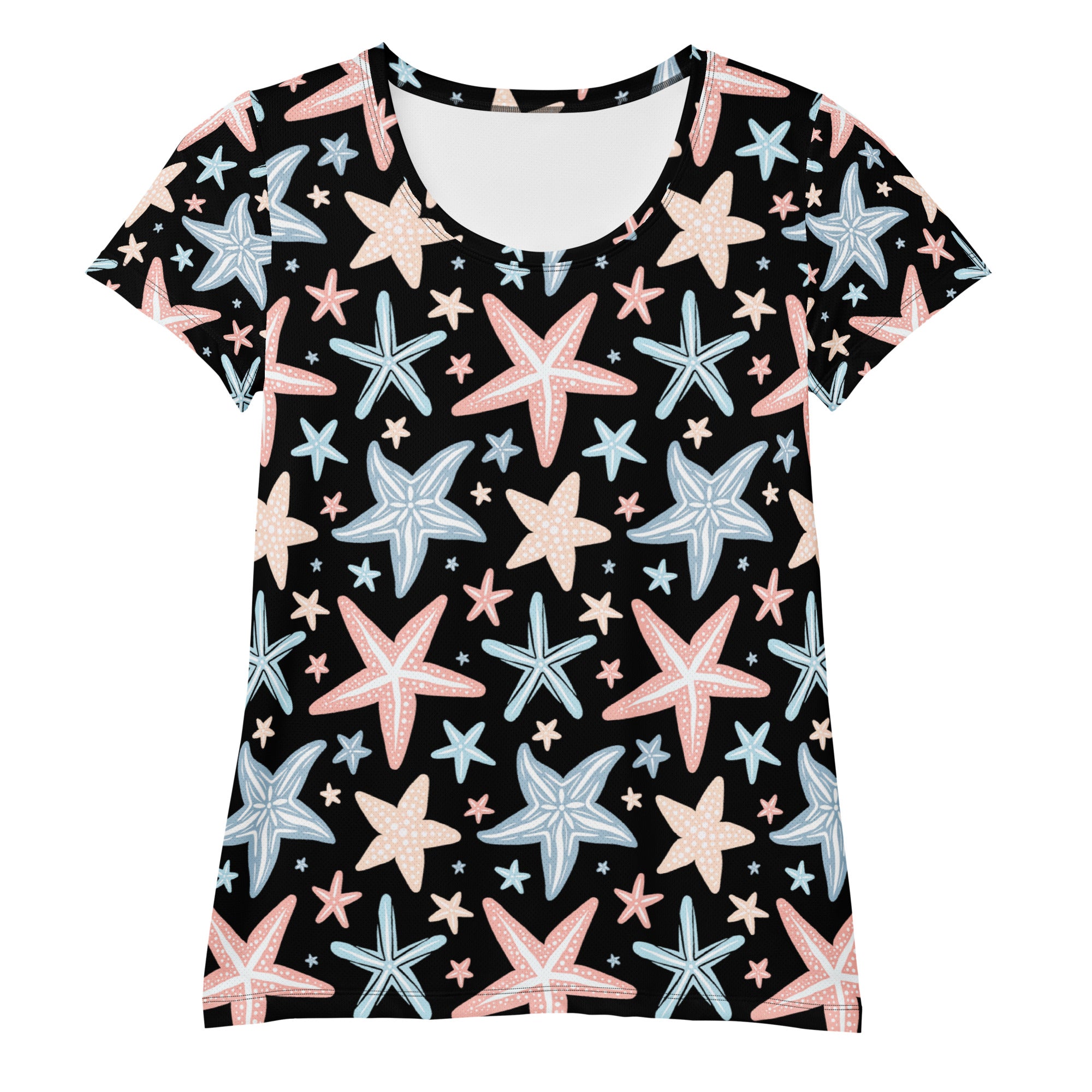 Women’s Starfish Performance Athletic T-Shirt - Lightweight Moisture Wicking Workout Top with UPF 50+
