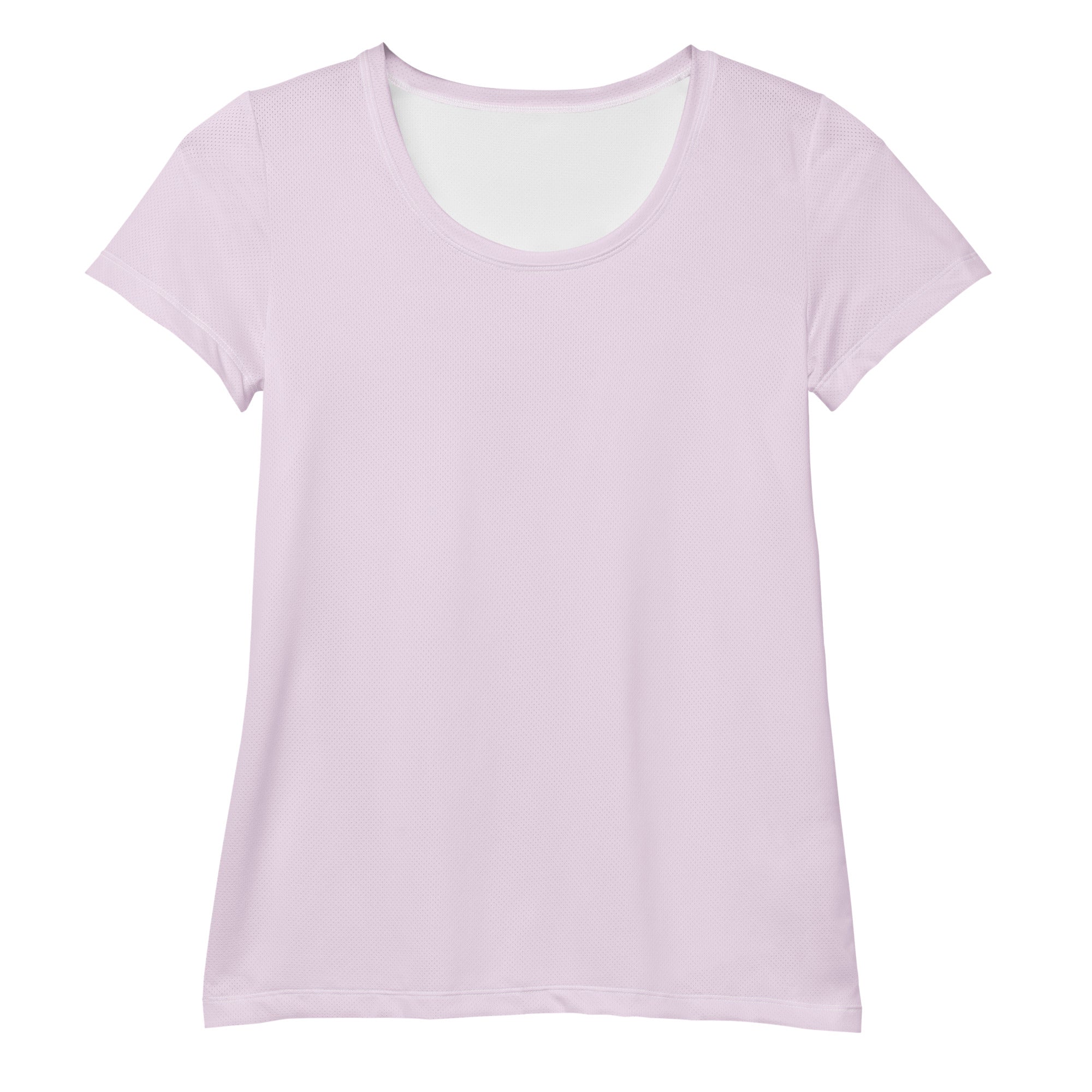 Women’s Cotton Candy Pink Performance Athletic T-Shirt - Lightweight Moisture Wicking Workout Top with UPF 50+